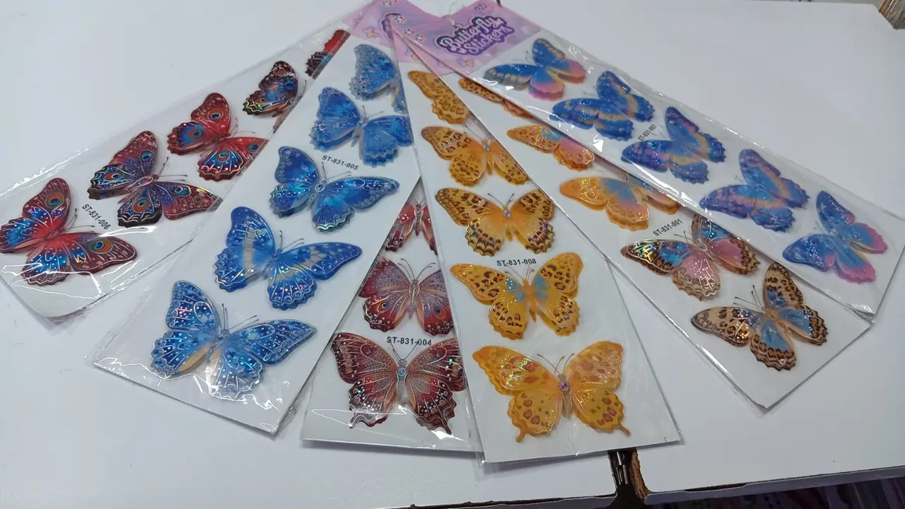 ST butterfly stickers