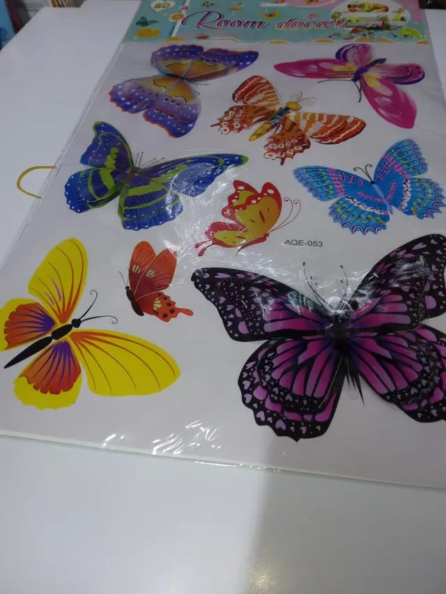 AQE Stickers (Cartoon, Butterfly, Fruit)