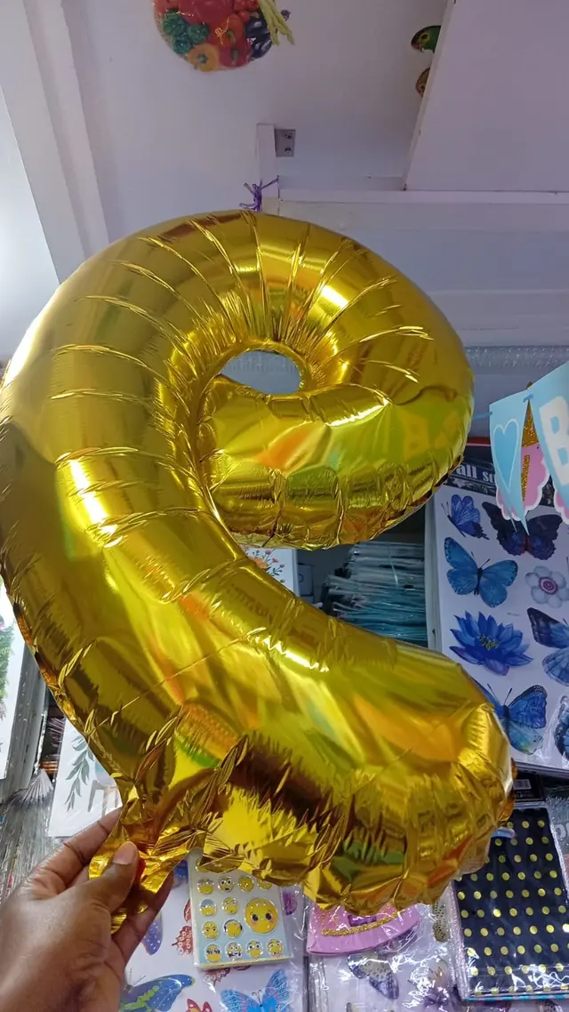 Foil number balloons