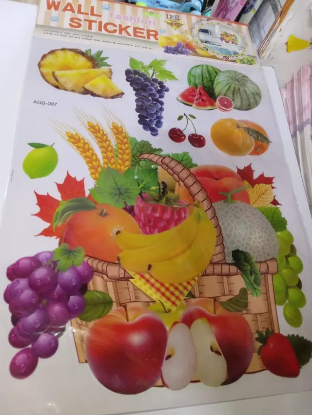 Fruit and kitchen stickers