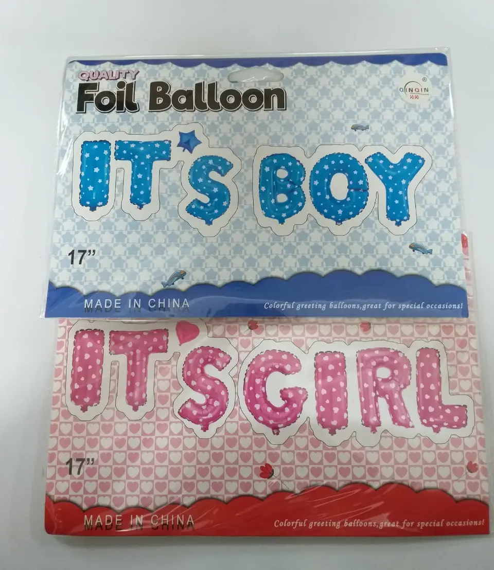 It's a Boy / It's a Girl Foil Balloon