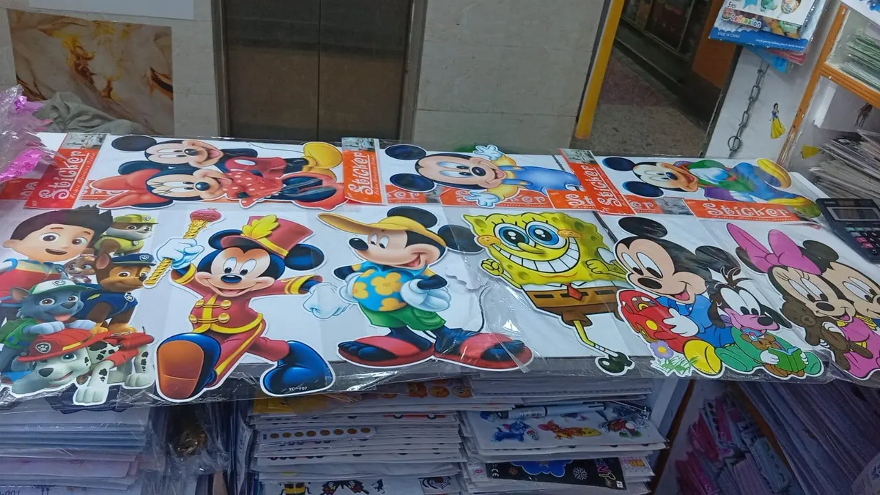Cartoon stickers