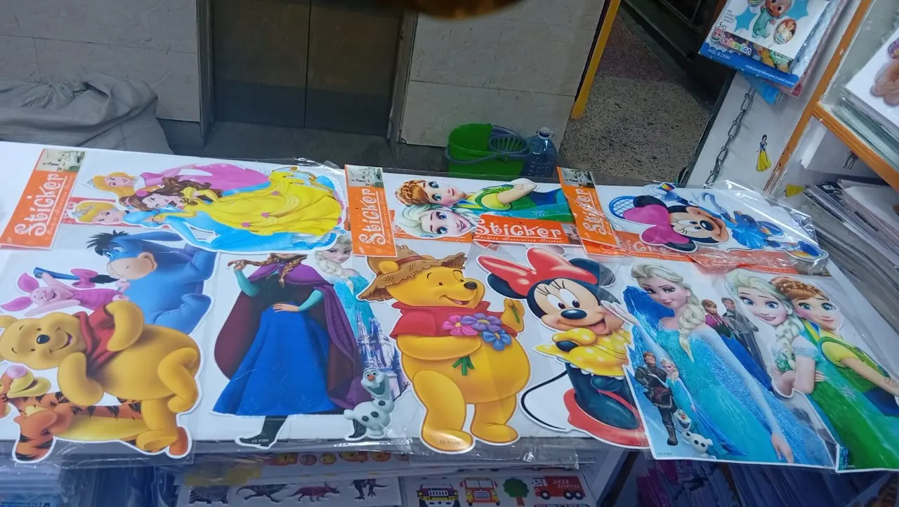 Cartoon stickers