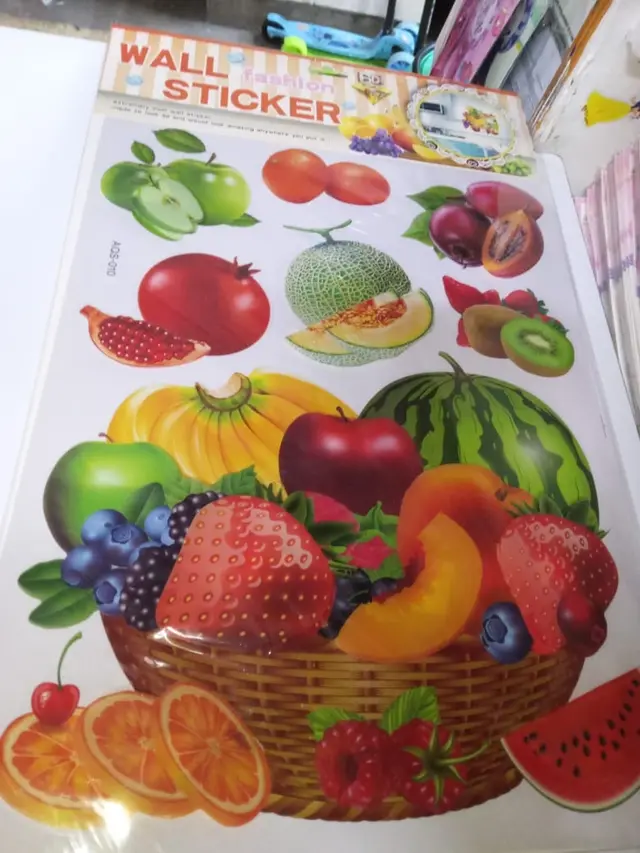 Fruit and kitchen stickers