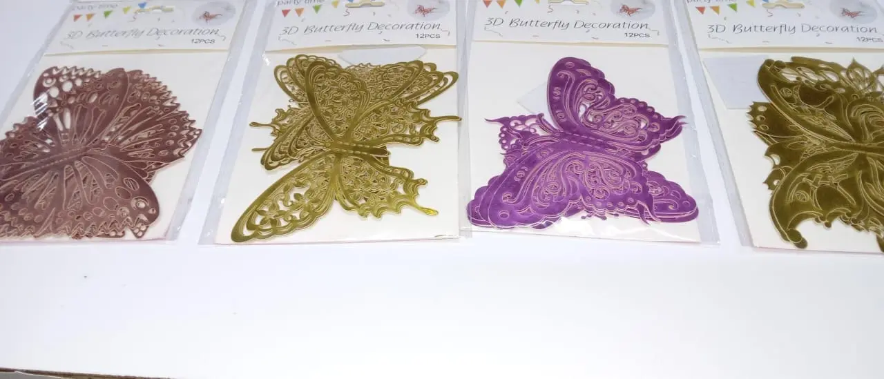 3D Butterfly Stickers