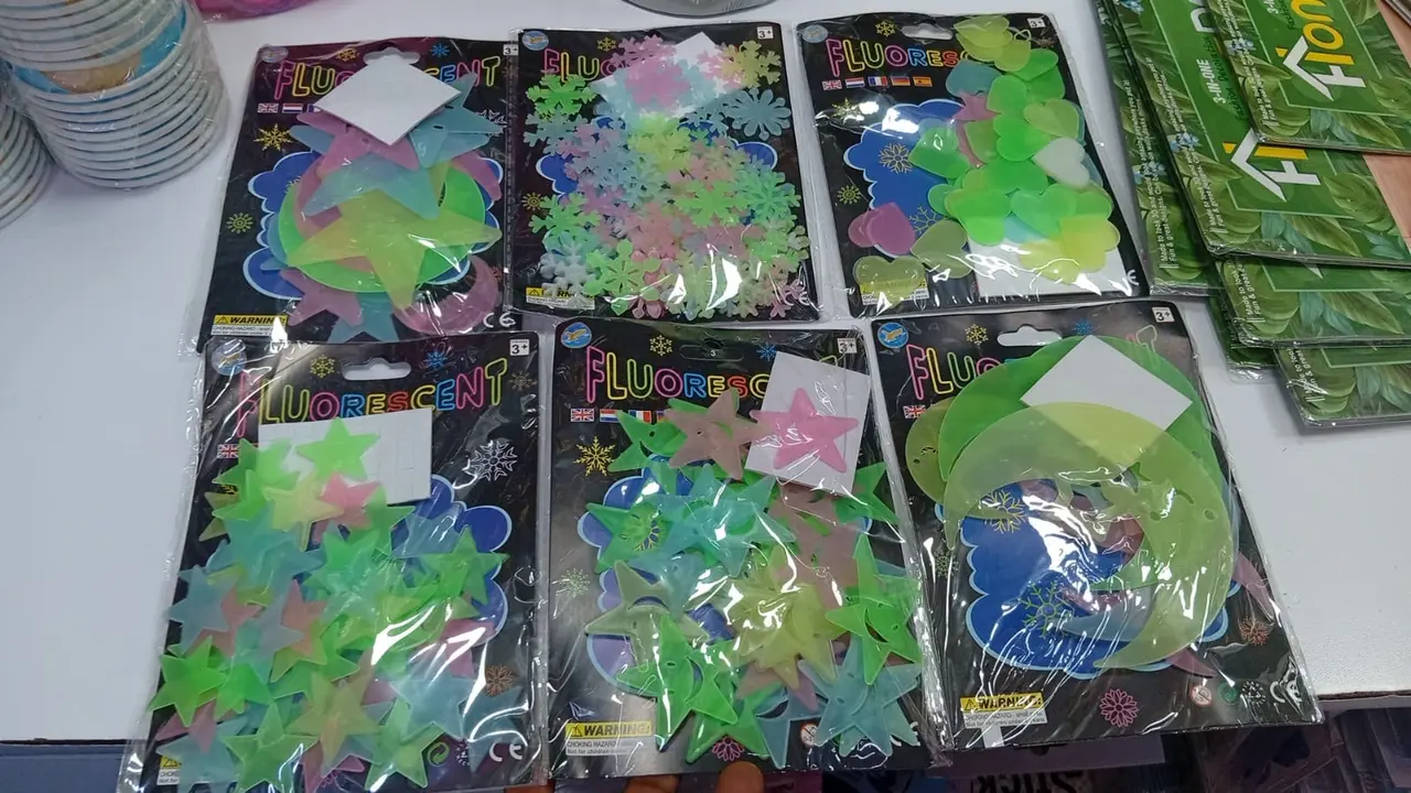 XY Fluorescent Stickers