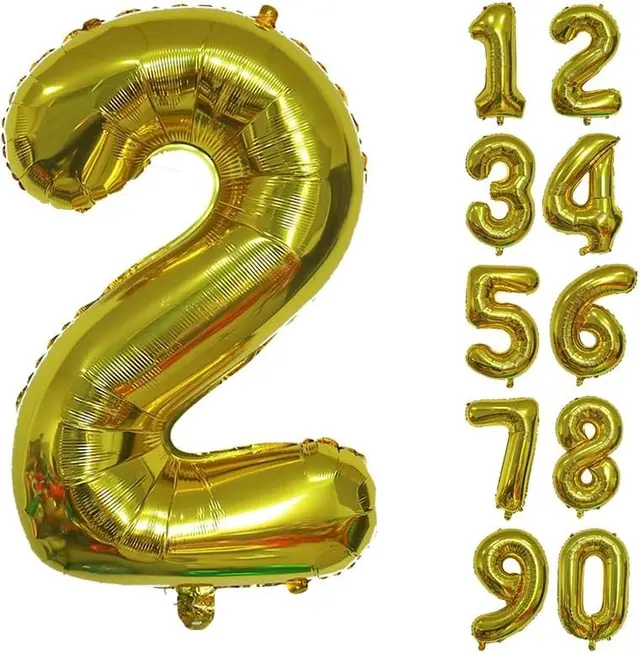 Number Foil Balloon, 32 inch