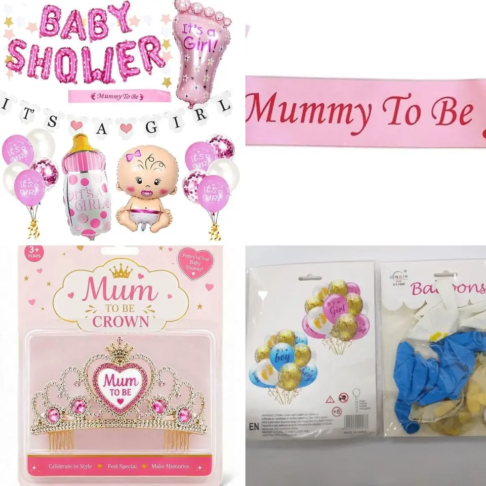 Baby Shower Deluxe: what is in the box
