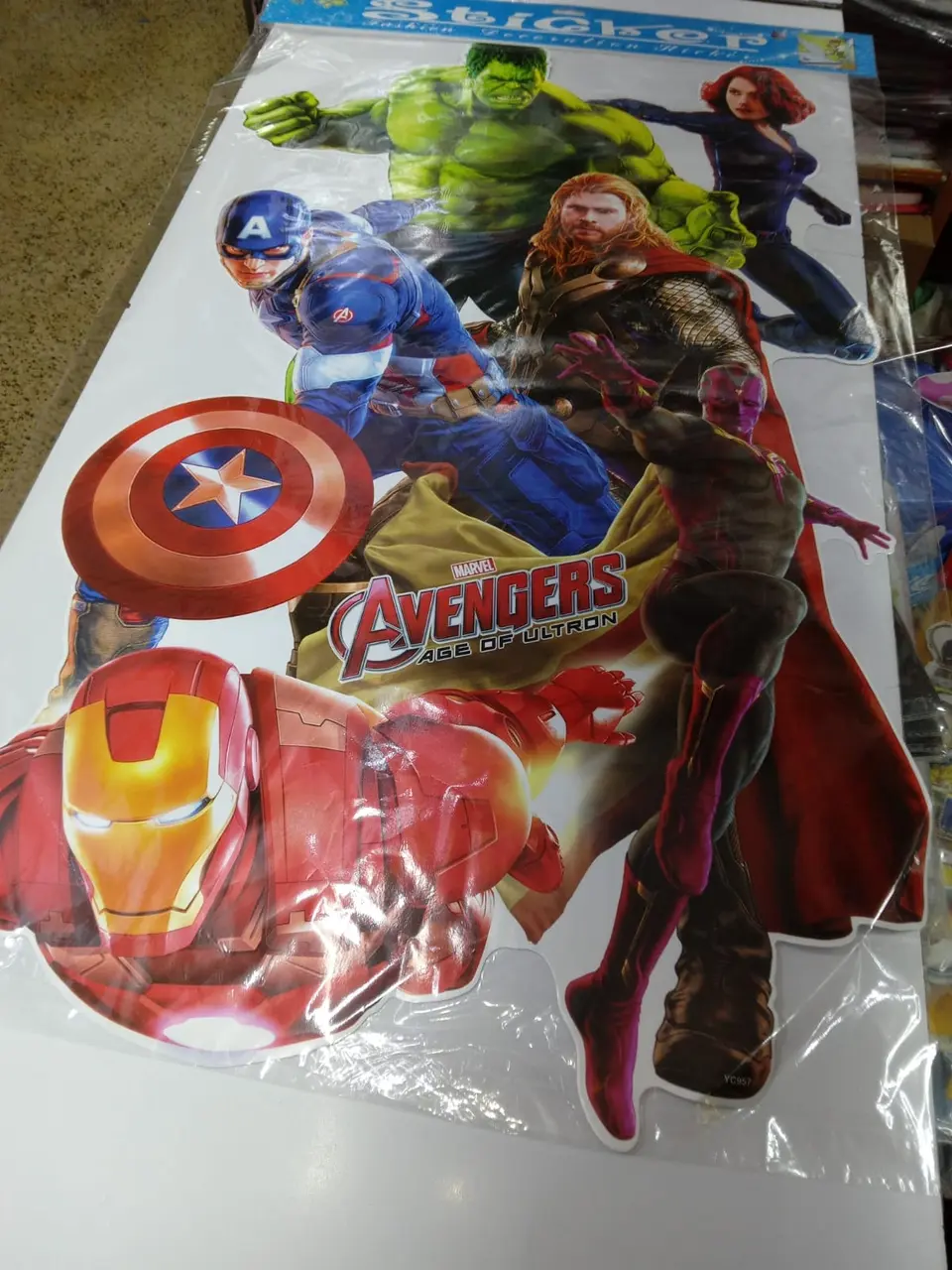Big cartoon stickers