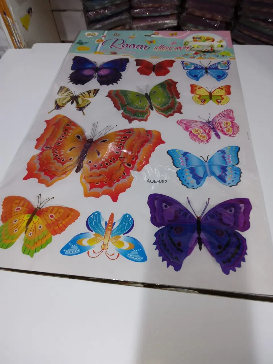 AQE Stickers (Cartoon, Butterfly, Fruit)