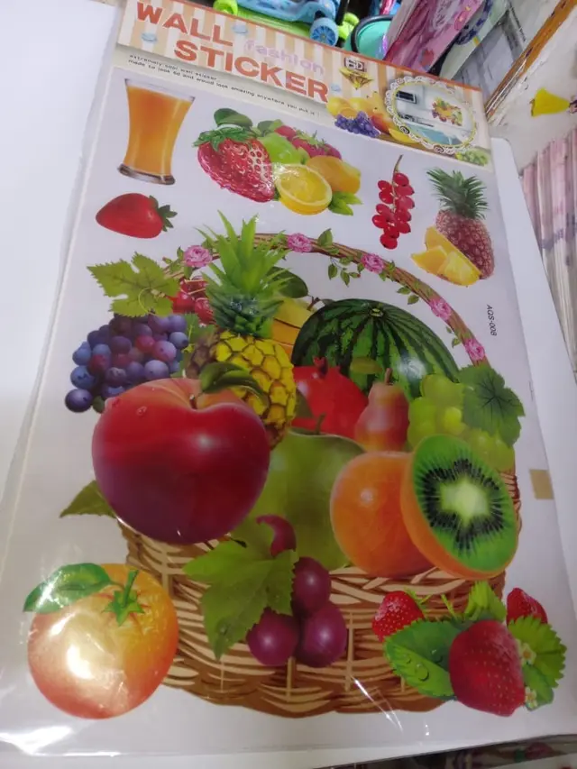 Fruit and kitchen stickers
