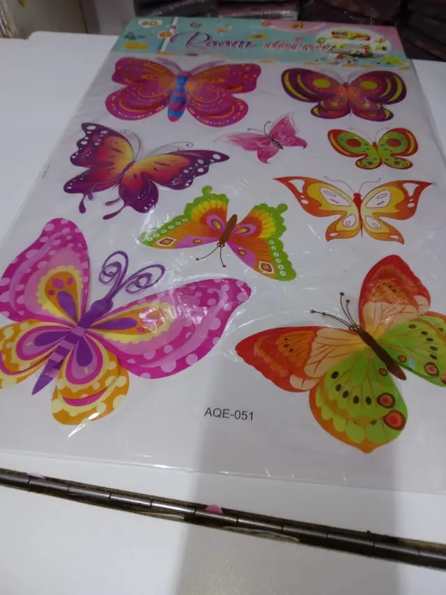 AQE Stickers (Cartoon, Butterfly, Fruit)