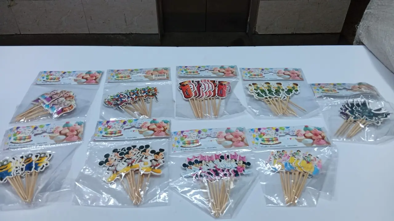 Cartoon character cake toppers